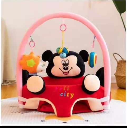 Cartoon Baby Learning Seat Infant Safety Small Chair Portable Children&#039;s Sofa Plush Toys Wholesale