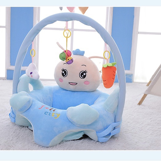 Cartoon Baby Learning Seat Infant Safety Small Chair Portable Children&#039;s Sofa Plush Toys Wholesale