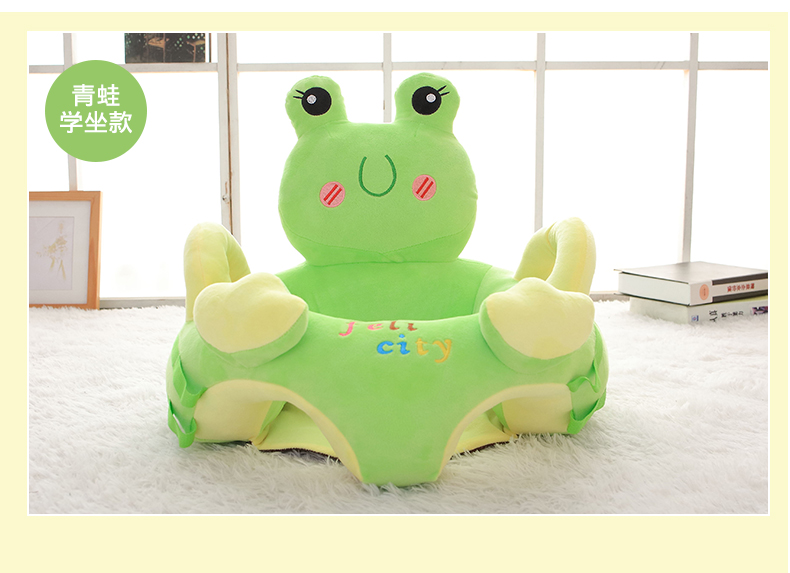 Cartoon Baby Learning Seat Infant Safety Small Chair Portable Children's Sofa Plush Toys Wholesale