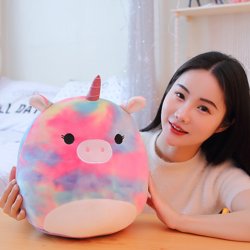 Plush Toys Cartoon Animal Throw Pillow Cartoon Sleep Companion Throw Pillow Bedroom Afternoon Nap Pillow Sofa Decoration