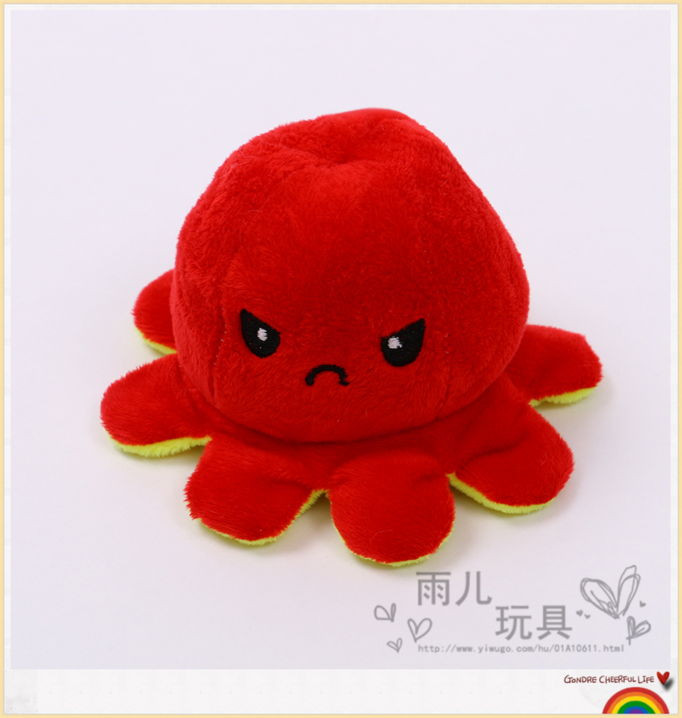 Keychain Pendant Internet Celebrity Turn-over Small Octopus Doll Plush Toys TikTok Same Style Smiley Face Angry Eight-Claw Doll Keychain Pendant Internet Celebrity Turn-over Small Octopus Doll Plush Toys TikTok Same Style Smiley Face Angry Eight-Claw Doll