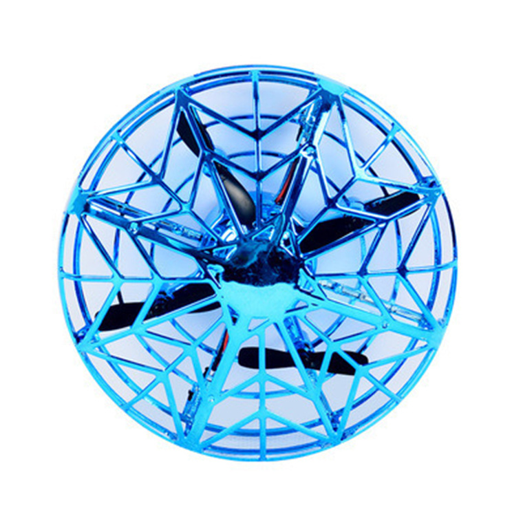 Cross-Border New Colorful Induction Suspension Aircraft UFO UFO Fingertip Gyro Interactive Children&#039;s Toys