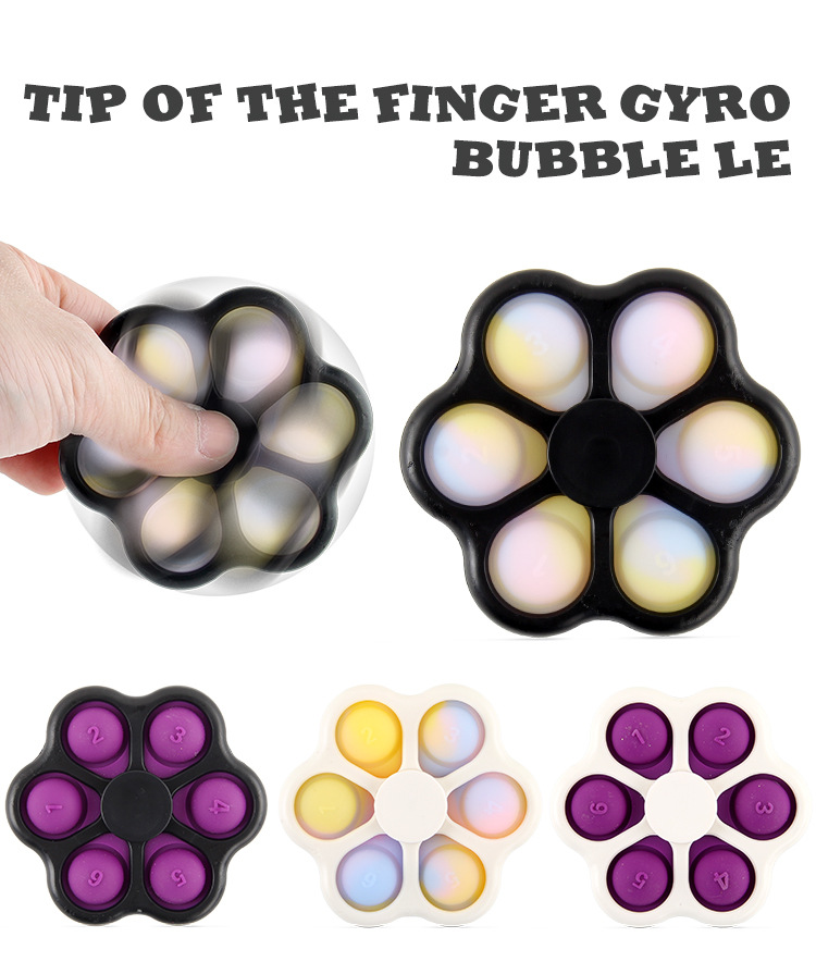 Stem Cross-Border Supply Fingertip Gyro Bubble Music Decompression Gyro Deratization Pioneer Press Hand Castanets Finger Stem Cross-Border Supply Fingertip Gyro Bubble Music Decompression Gyro Deratization Pioneer Press Hand Castanets Finger