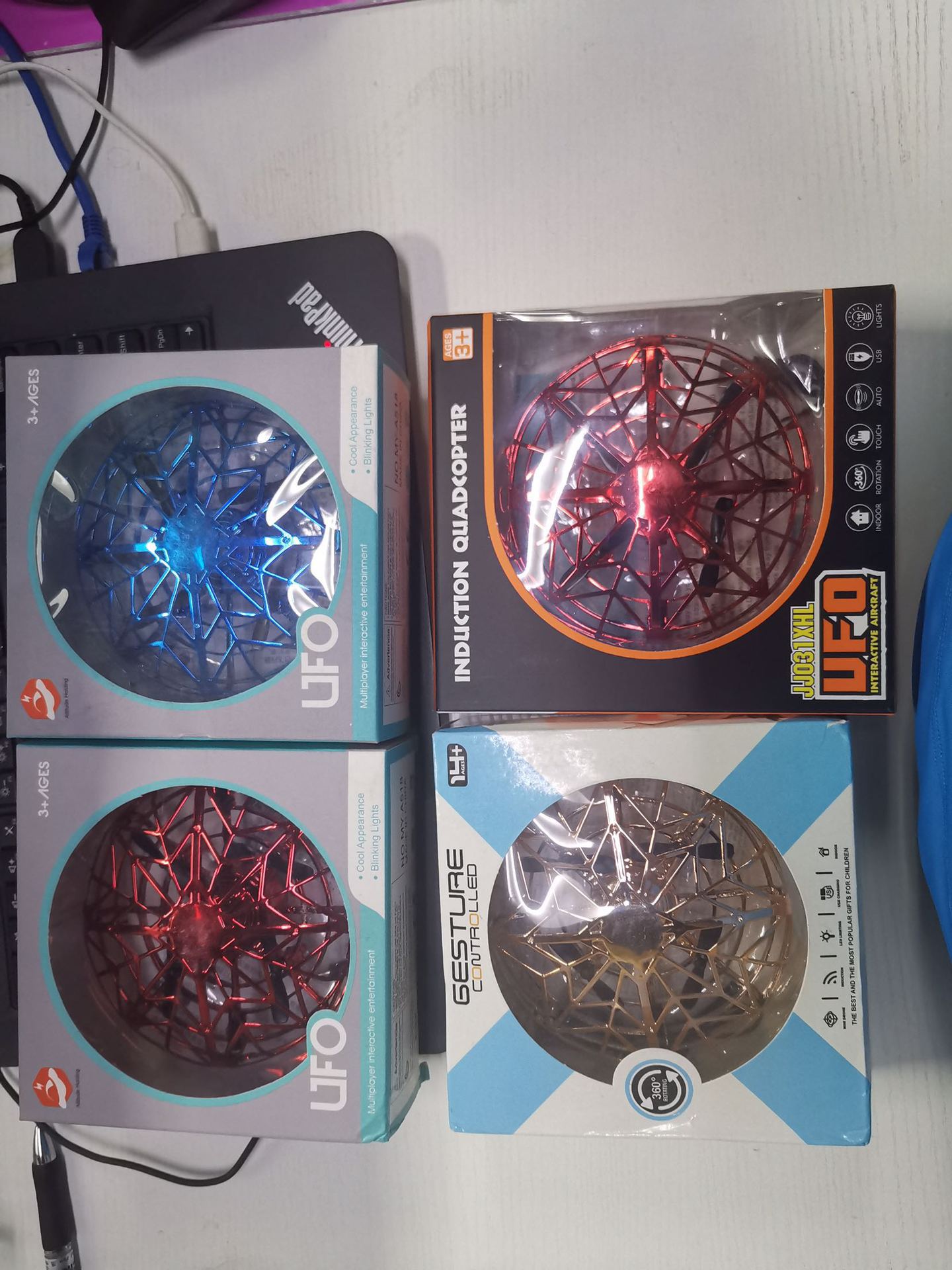 Flynova Second Generation UFO Induction Four-Axis Gesture Aircraft Fingertip Gyro UFO Suspension Toy Spinning Ball Flynova Second Generation UFO Induction Four-Axis Gesture Aircraft Fingertip Gyro UFO Suspension Toy Spinning Ball