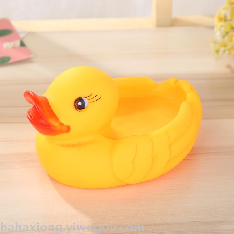 Baby toys baby toys baby sound toys net ducks with swimming ring series PVC toys