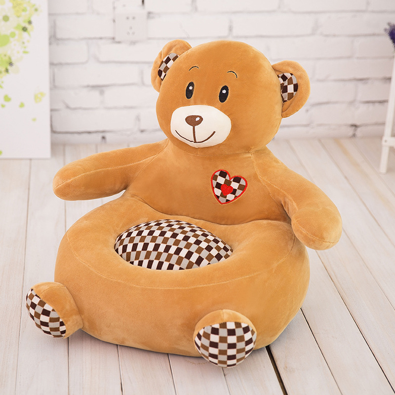 Baby toys Cartoon Kindergarten Children's Small Sofa Cute Baby Sofa Plush Toy Baby Learning Seat One Piece Dropshipping