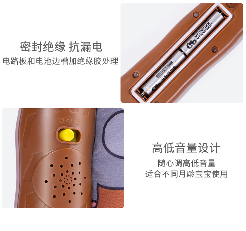 Jollybaby Electronic Music Tail Cloth Book Baby English Enlightening Early Education Toys Baby Toys 0-1 Years Old