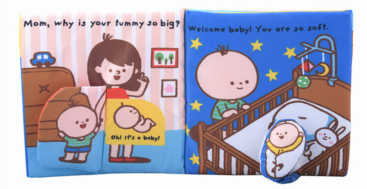 2021 Children's Early Education Baby Toys Cloth Book Enlightenment Baby Toys Bath Toys Children's Book