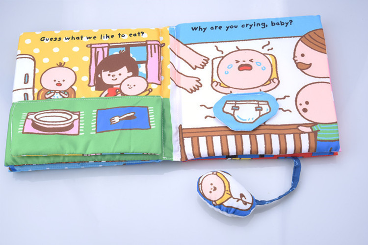 2021 Children's Early Education Baby Toys Cloth Book Enlightenment Baby Toys Bath Toys Children's Book
