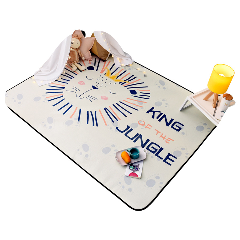 Silk Mat Children&#039;s Crawling Mat Baby Baby Climbing Mat Game Mat Carpet Nap Foldable Marbles Checkers Marbles Checkers
