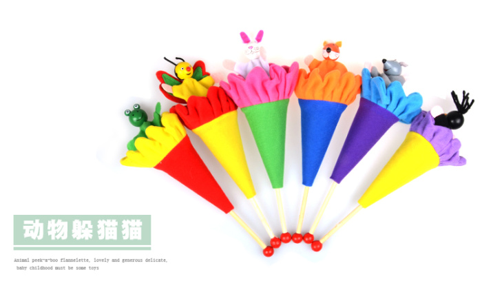 Classic Novelty Toys Animal Hide-and-Seek Telescopic Duct Toys Parent-Child Toys