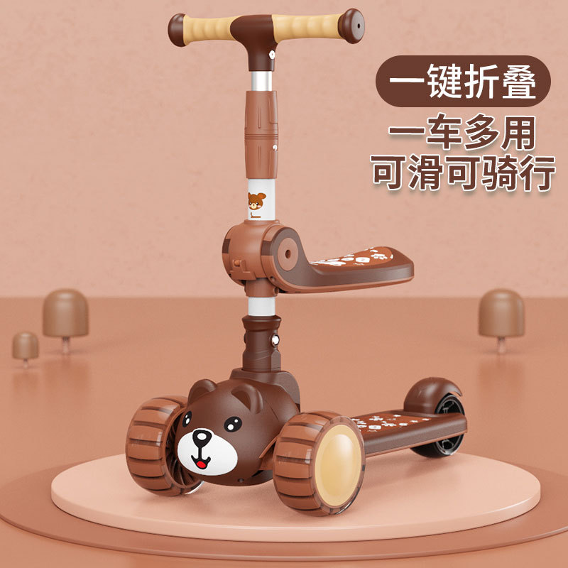 Children&#039;s Scooter Luge Children&#039;s Stall Toys 3-6 Years Old Novelty Toys Scooter Luminous Toys Manufacturer