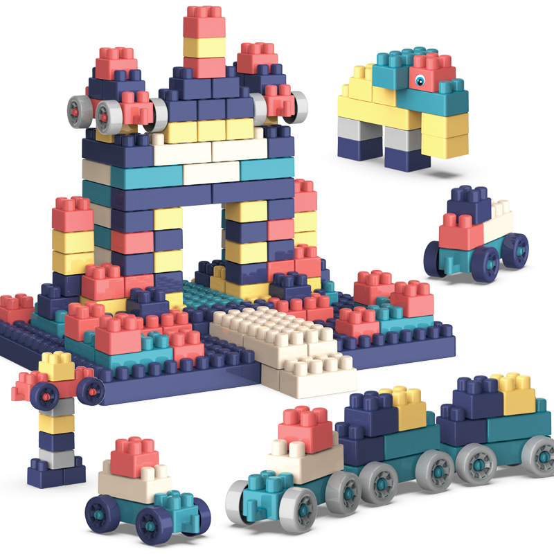 Children&#039;s Multi-Functional Building Blocks City Baby Large Particle Assembled Toys Educational Girl Boy Novelty Toys