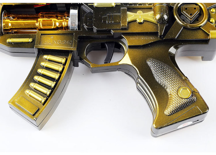 Children's assault rifle sound light music boy baby electric toy gun fire sale.