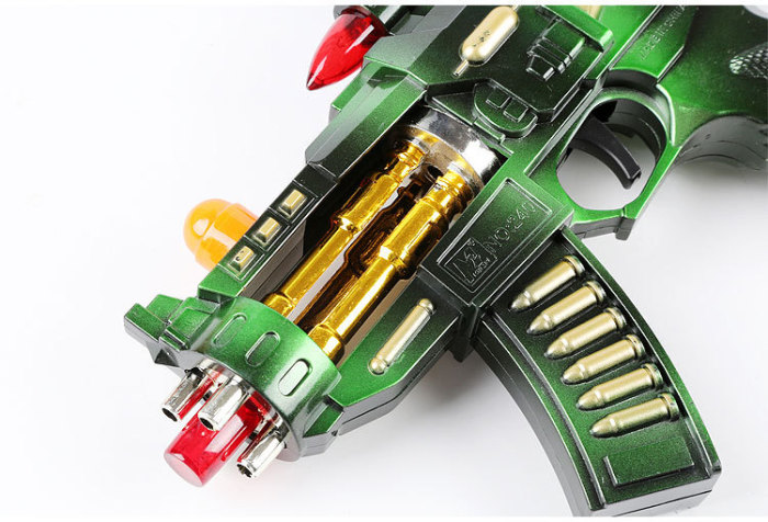 Children's assault rifle sound light music boy baby electric toy gun fire sale.