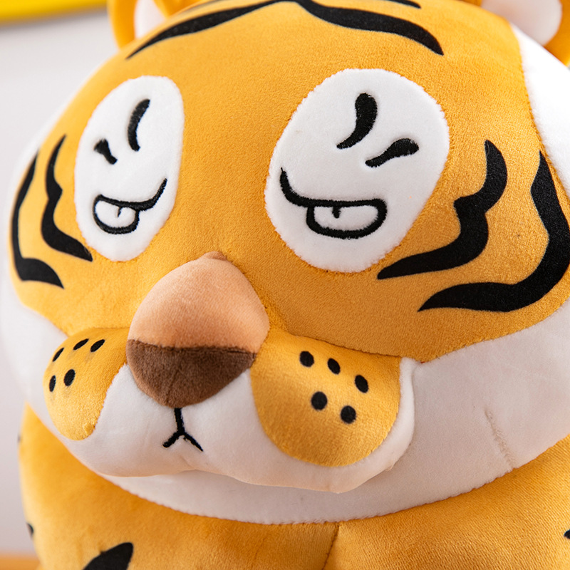 2022year of the Tiger Mascot Goda Takeshi Doll Zodiac Tiger Plush Toy Annual Meeting Gifts Children&#039;s New Year Gift