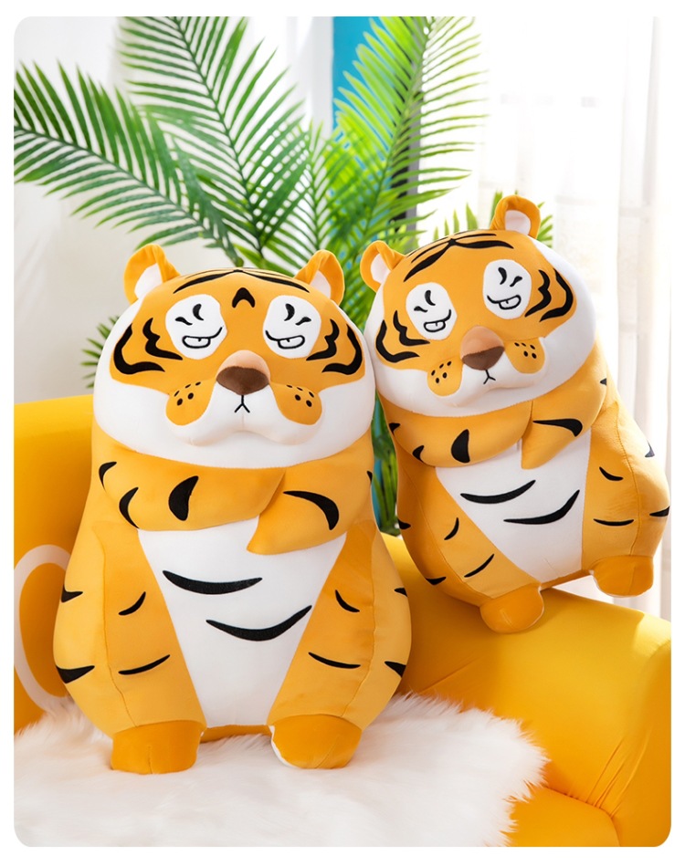 2022year of the Tiger Mascot Goda Takeshi Doll Zodiac Tiger Plush Toy Annual Meeting Gifts Children's New Year Gift