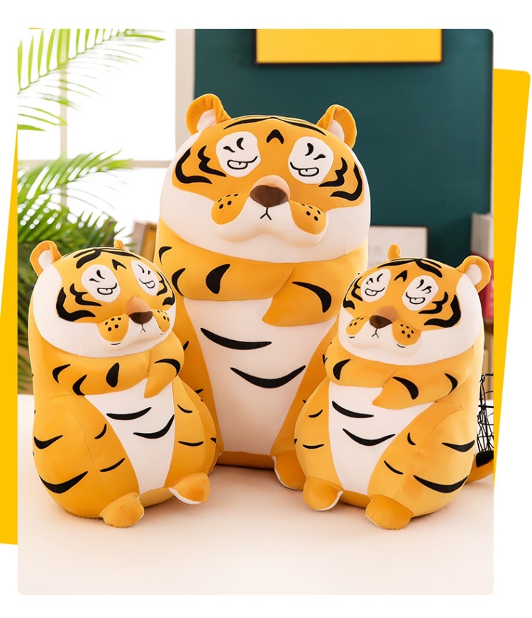 2022year of the Tiger Mascot Goda Takeshi Doll Zodiac Tiger Plush Toy Annual Meeting Gifts Children's New Year Gift