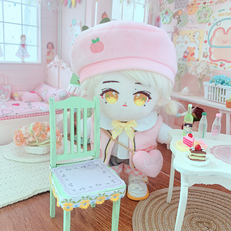 Spot Pink Peach Clothes and Pants 20cm Suit 20cm Doll Clothes Star Doll Dress-up Aidou Backpack Spot Pink Peach Clothes and Pants 20cm Suit 20cm Doll Clothes Star Doll Dress-up Aidou Backpack
