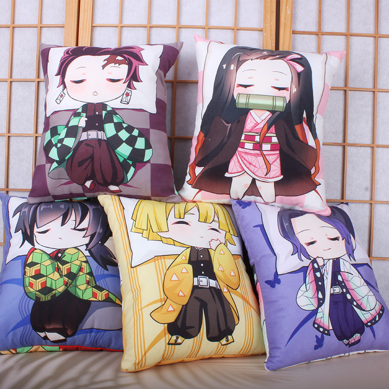 ACGN Pillow Ghost Killing Anime Blade Nezuko Plush Tanjirou Doll Shan Yi Peripheral One Piece Dropshipping