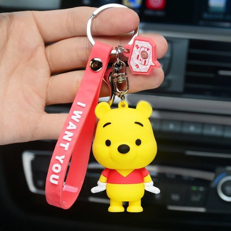 Cartoon Stitch Epoxy Doll Keychain Female Cute Ins Internet Celebrity Pendant Package Pendant Birthday Gift for Girls
