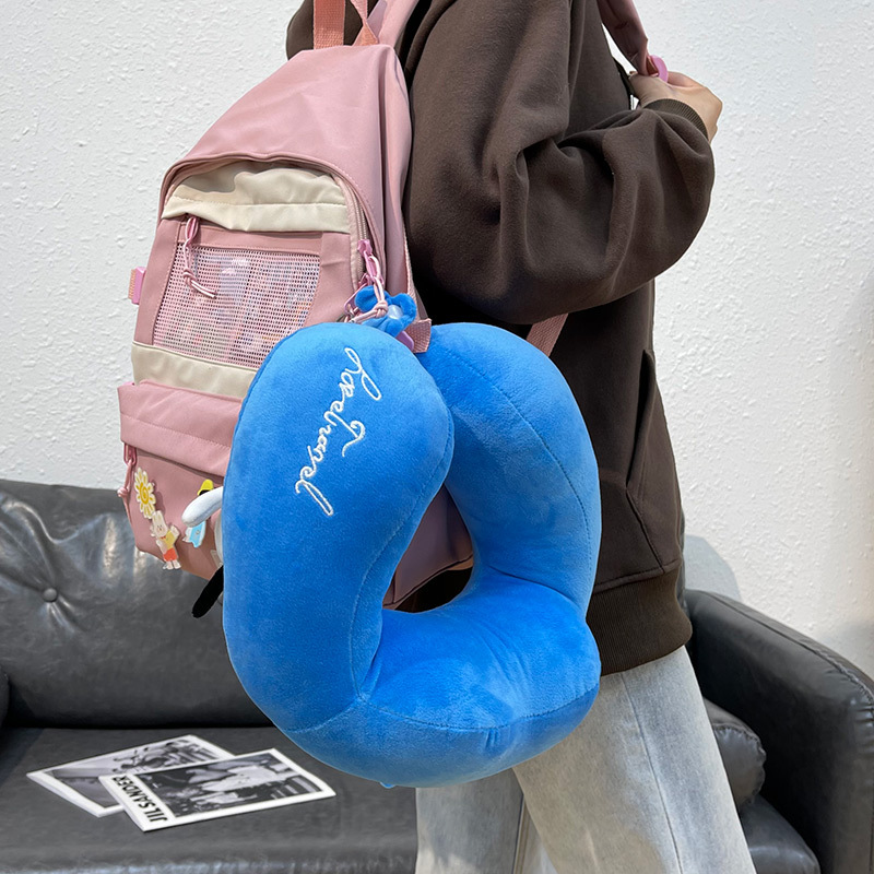 Hump Neck Pillow U-Shape Pillow Aircraft Travel Cervical Pillow Customized Logo Company Activity Gift Source Manufacturer