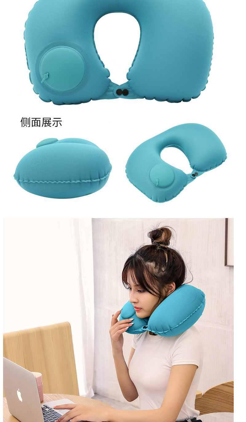 Inflatable U Pillow Travel Cervical Spine Neck Pillow Portable Nap Neck Travel Fantastic Cover Pillow Press U-Shaped Pillow Inflatable U Pillow Travel Cervical Spine Neck Pillow Portable Nap Neck Travel Fantastic Cover Pillow Press U-Shaped Pillow
