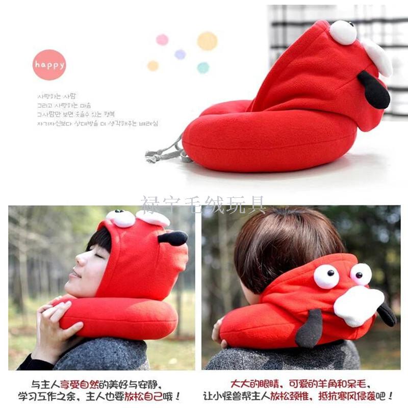 Creative Cute Funny World Cup soccer team hooded U-pillow neck pillow pillow pillow Creative Cute Funny World Cup soccer team hooded U-pillow neck pillow pillow pillow