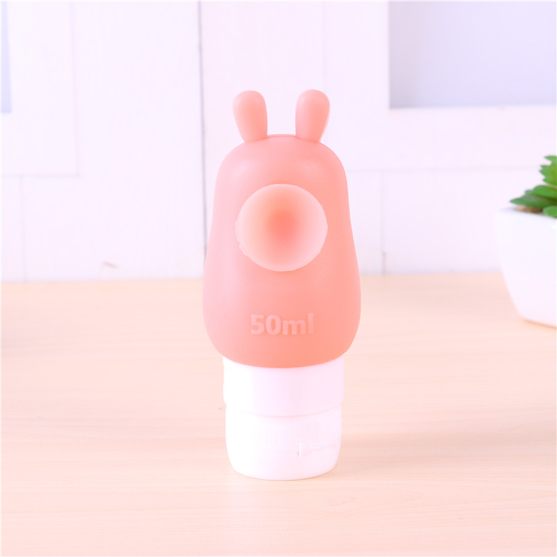 Portable silicone bottle means into the empty bottles travel lotion body wash cosmetics shampoo means into bottles set