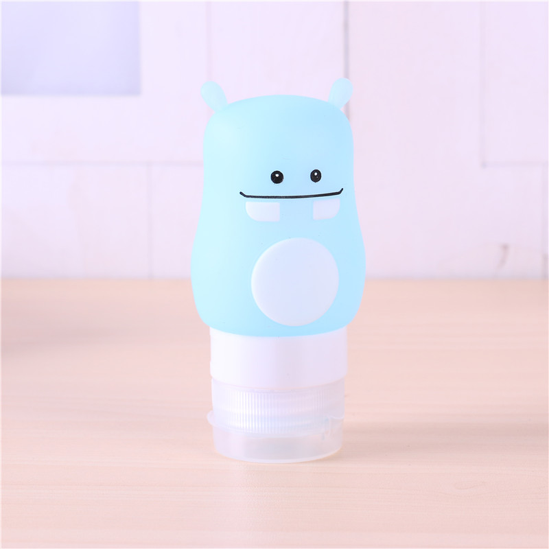 Portable silicone bottle means into the empty bottles travel lotion body wash cosmetics shampoo means into bottles set