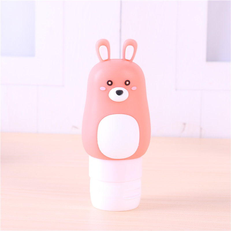 Portable silicone bottle means into the empty bottles travel lotion body wash cosmetics shampoo means into bottles set