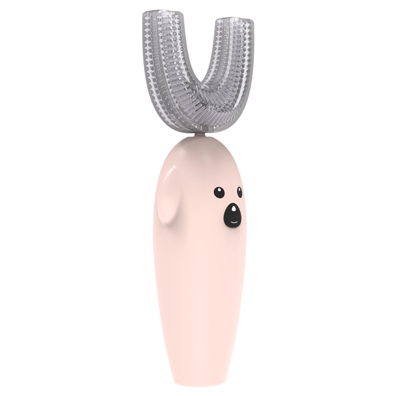 U-Shaped Children's Electric Toothbrush Disinfection Drying Ultrasonic Charging Intelligent U-Shaped Toothbrush 2-12 Years Old