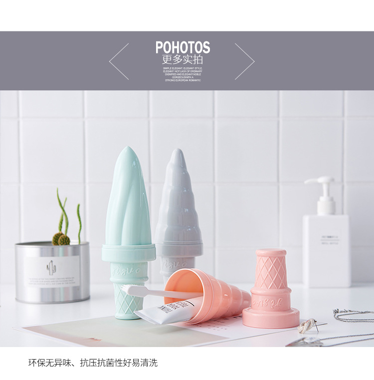 0406 Plastic Toothbrush Case Tooth-Cleaners Set Children Toothbrush Cup Washing Cup Travel Toothbrush Box Portable Brushing Rack