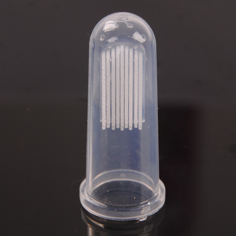 Fashion Baby Items Children Teeth Clear Massage Soft Silicone Baby Finger Toothbrush
