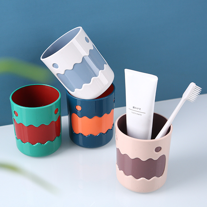3148 Cute Cartoon Little Monster Gargle Cup Toothbrush Cup Tooth Brushing Cup Cup Home Children Cartoon Drinking Cup