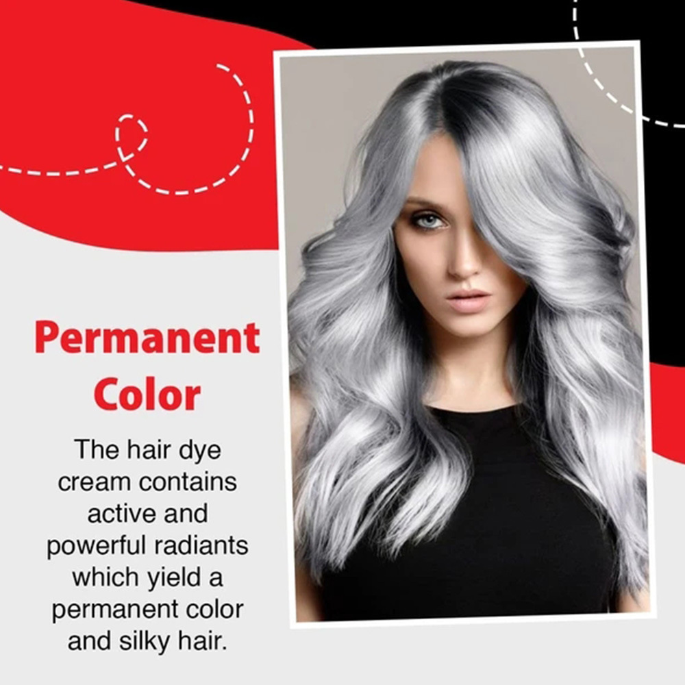 Hair Dye Plant Pure Home Hair Hair Dye Granny Grey Hair Color Cream Natural 2020 Popular Color