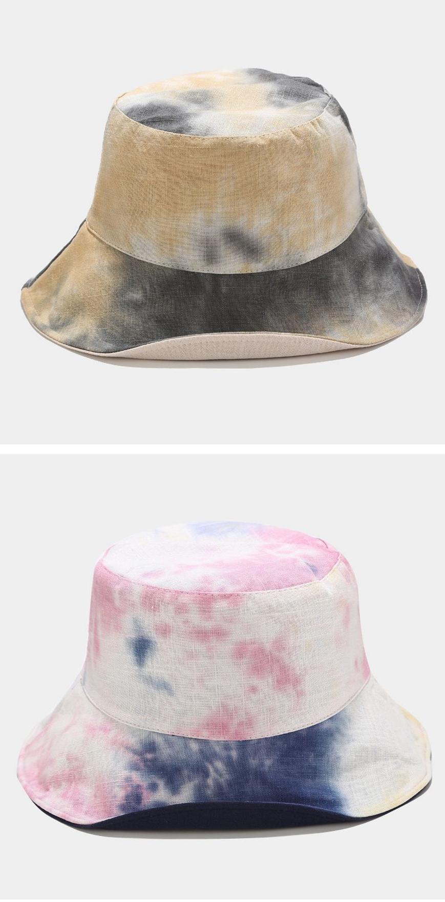2021 New And Latest Design Tie-dye Bucket Hat Double-sided W 2021 New And Latest Design Tie-dye Bucket Hat Double-sided W