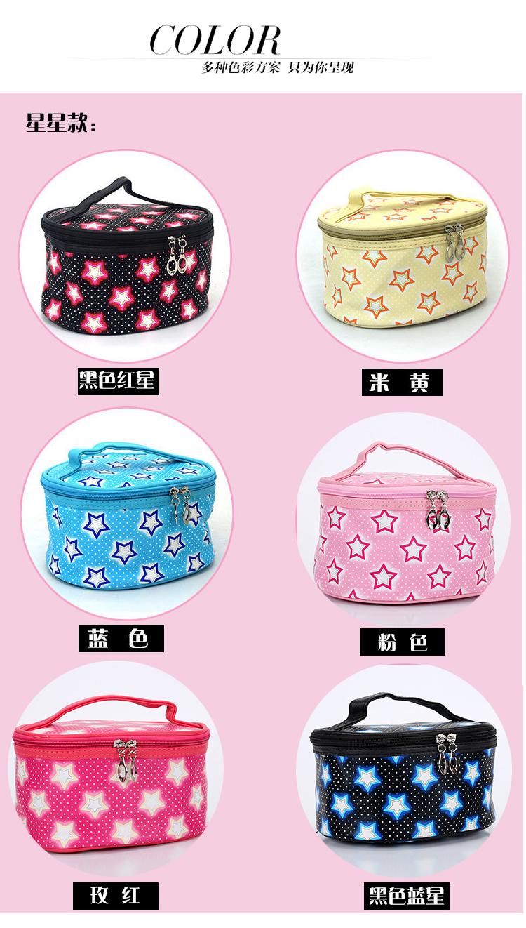 Classic plaid drum cosmetic bag, bag, gift, cosmetic bag manufacturer direct sale.