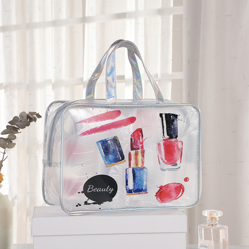 Factory Direct Supply Korean Style Cosmetic Bag Large Capacity Waterproof Wash Items Portable Storage Bag Travel Portable Tote Factory Direct Supply Korean Style Cosmetic Bag Large Capacity Waterproof Wash Items Portable Storage Bag Travel Portable Tote