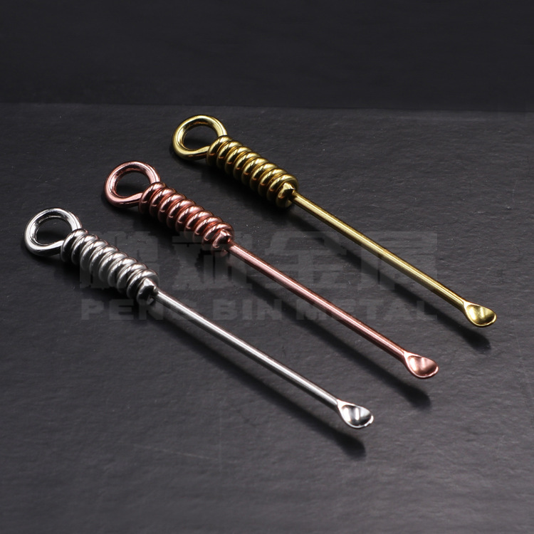 Hand-Dug Ear Pick Ears Rake Ear Cleaner Ear Pick Ear Pick Artifact Keychain Pendant Stall Goods Running Rivers and Lakes Series