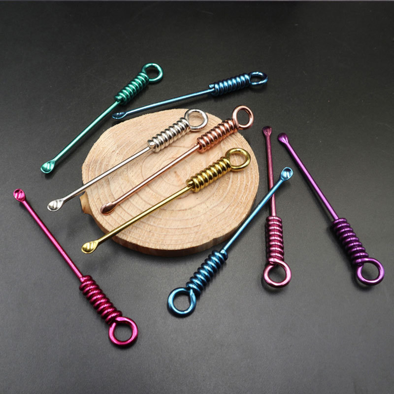 Hand-Dug Ear Pick Ears Rake Ear Cleaner Ear Pick Ear Pick Artifact Keychain Pendant Stall Goods Running Rivers and Lakes Series