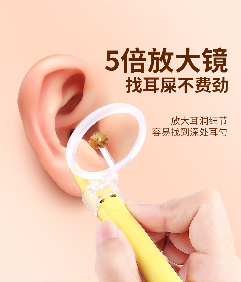 Ear Pick Head Children USB Charging Kit Enlarged with Light Ear Picking Tools Visual Ear Pick Ear Pick Earpick Ear Pick Ear Pick Head Children USB Charging Kit Enlarged with Light Ear Picking Tools Visual Ear Pick Ear Pick Earpick Ear Pick