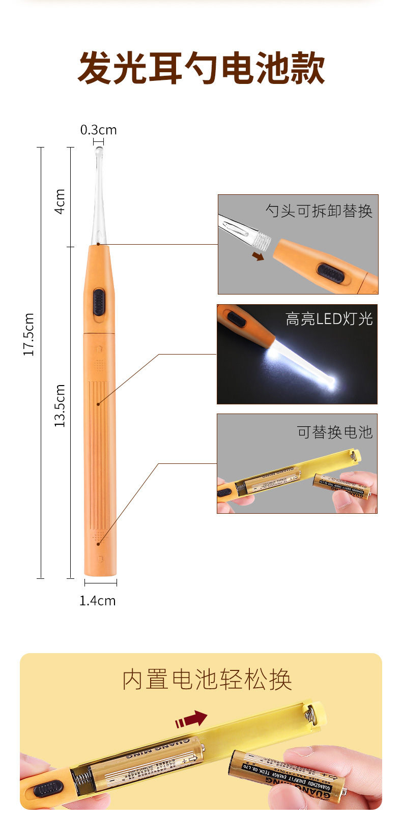 Ear Pick Head Children USB Charging Kit Enlarged with Light Ear Picking Tools Visual Ear Pick Ear Pick Earpick Ear Pick Ear Pick Head Children USB Charging Kit Enlarged with Light Ear Picking Tools Visual Ear Pick Ear Pick Earpick Ear Pick
