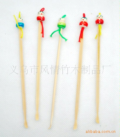Yiwu international small commodities wholesale supply of city-style wood products plant _ crafts cute bamboo ear pick Yiwu international small commodities wholesale supply of city-style wood products plant _ crafts cute bamboo ear pick
