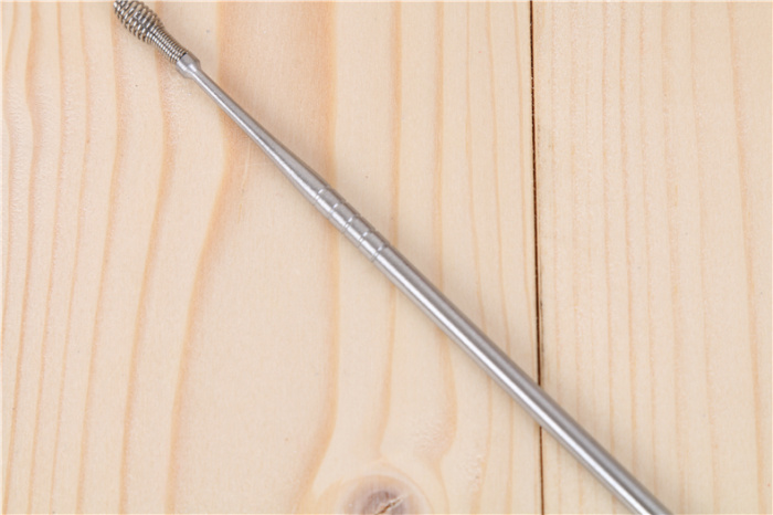 Stainless Steel Spiral Ear Pick Dual-Use Earwax Remover Ear Picking Tools Earpick Cleaner