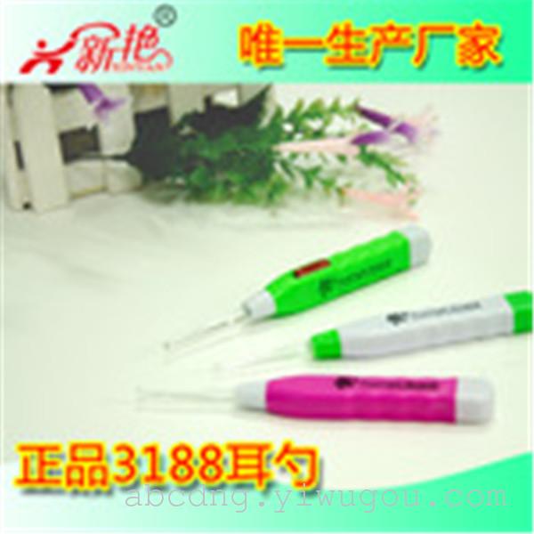 Light ear pick ear pick stock clamped three-in-one ear spoon factory outlets 3188