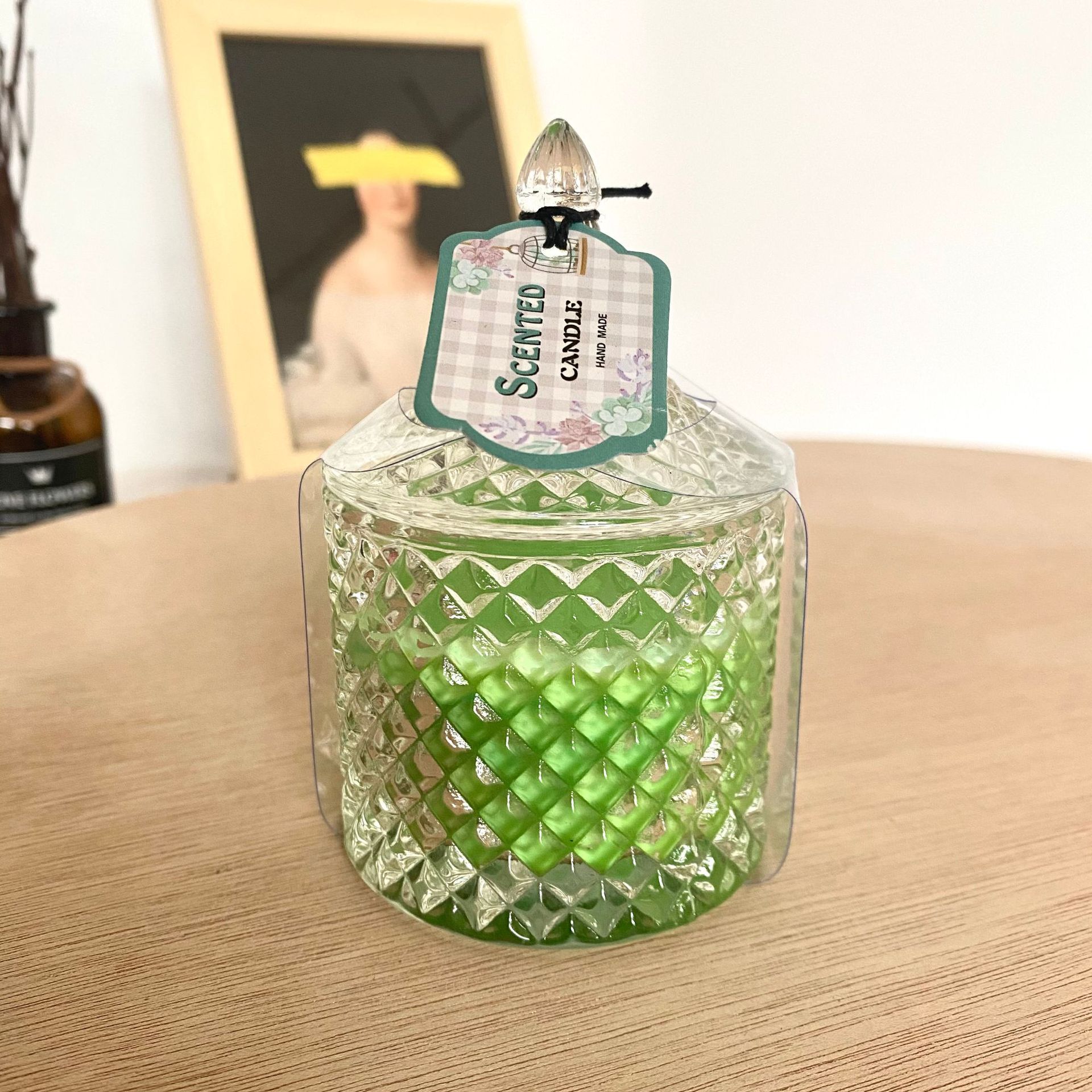 Niche Transparent Glass Cup Essential Oil Fragrance Candle DIY Valentine&#039;s Day Gift Hotel Indoor Incense