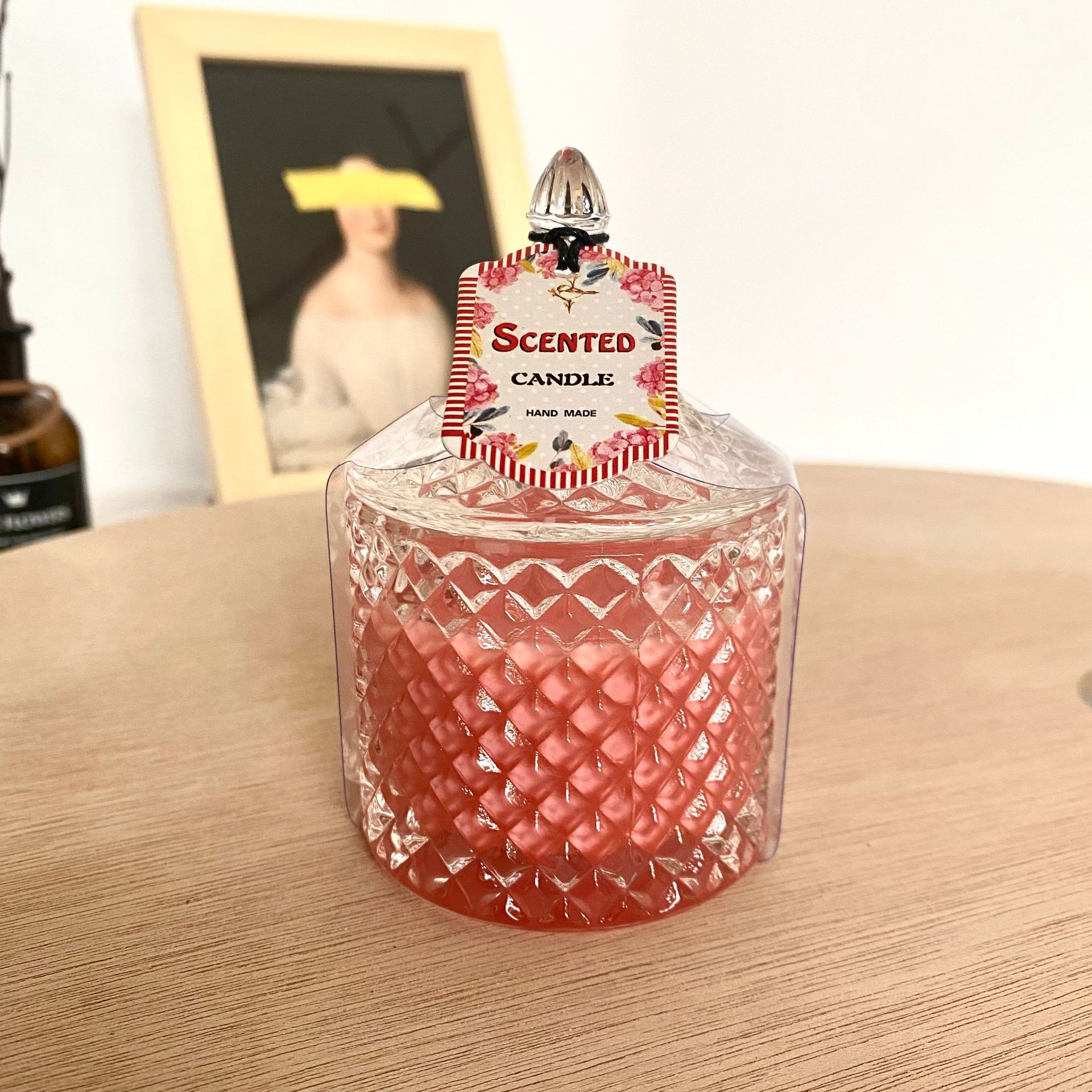 Niche Transparent Glass Cup Essential Oil Fragrance Candle DIY Valentine&#039;s Day Gift Hotel Indoor Incense