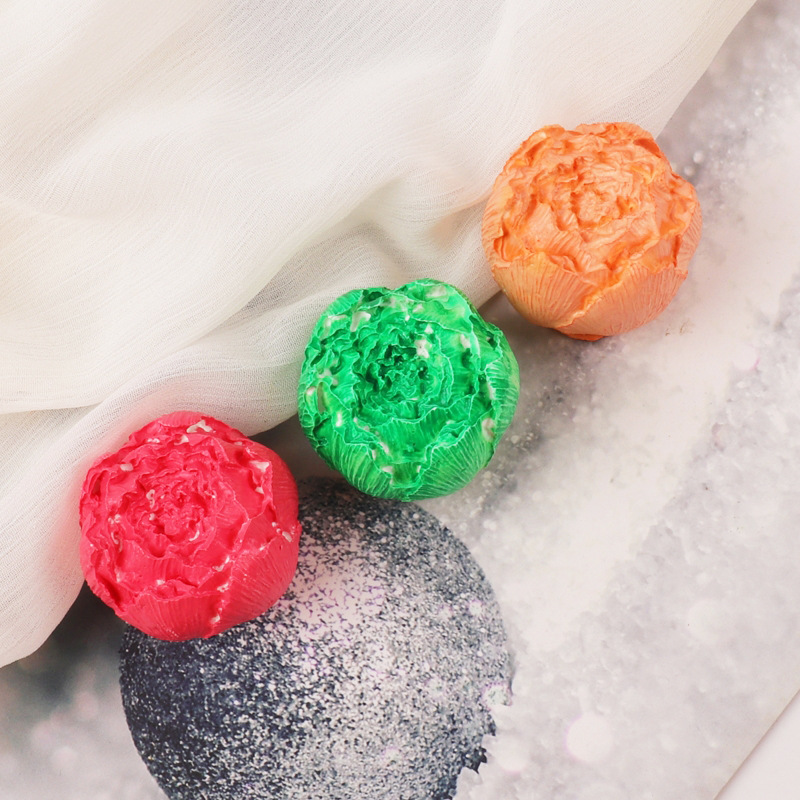Candle Mould Austin Rose Bud Fondant Cake Mold DIY Peony Flower Fragrance Plaster Baking Tool