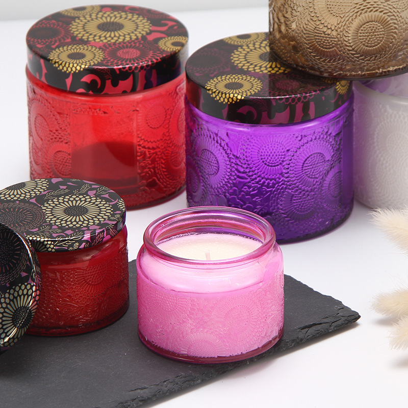 Factory Aromatherapy Candle Soy Wax Glass Candle Wedding Proposal Birthday Fragrance Candle Custom Wholesale